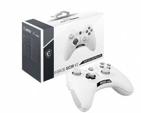 Gamepad MSI Force GC30 V2, bezdrátový, pro PC, PS3, Android bílý

 obrázek produktu 4 z 4