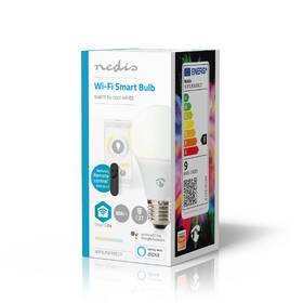 Chytrá žárovka Nedis SmartLife klasik, Wi-Fi, E27, 806 lm, 9 W, Teplá - studená bílá 

 obrázek produktu 7 z 7