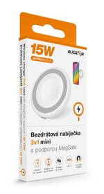 Bezdrátová nabíječka Aligator 3v1 mini bílá

 obrázek produktu 10 z 10