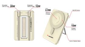 Powerbanka Verbatim Charge 'n' Go 2C, 2× USB-C, 5000 mAh zlatá

 obrázek produktu 4 z 6