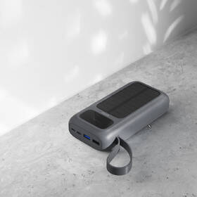 Powerbanka Spello by Epico ForcePack 5in1 20000mAh solární, s integrovanými kabely SP25 šedá

 obrázek produktu 4 z 5