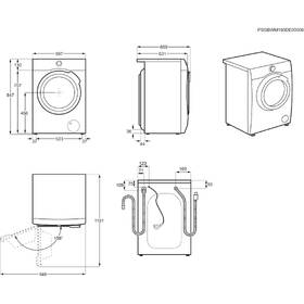 Pračka se sušičkou AEG LWR73164QC bílá barva

