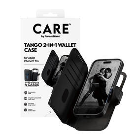 Pouzdro na mobil flipové PanzerGlass CARE MagSafe Tango 2v1 Wallet na Apple iPhone 17 Pro černé

 obrázek produktu 4 z 6