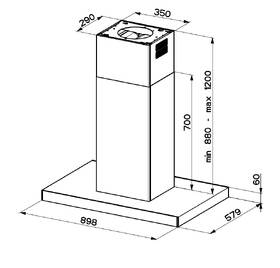 Odsavač par Faber STILO GLASS SMART ISOLA X/BK A90 nerez/sklo

 obrázek produktu 3 z 3