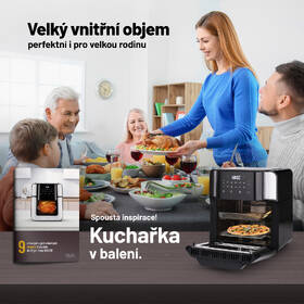 Fritéza horkovzdušná Lauben Air Fryer Oven 1500SB 

 obrázek produktu 14 z 16