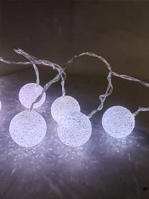Vánoční osvětlení RETLUX RXL 490, girlanda kuličky, 20 LED, studená bílá 

 obrázek produktu 4 z 4