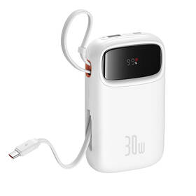Powerbanka Baseus Qpow 10000mAh 30W s USB-C kabelem bílá

 obrázek produktu 3 z 9