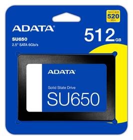 SSD ADATA Ultimate SU650SS 512GB SATA 

 obrázek produktu 4 z 4