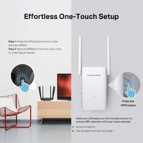 Wi-Fi extender Mercusys ME80X AX3000 bílý

 obrázek produktu 5 z 7
