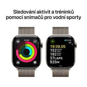 Chytré hodinky Apple GPS + Cellular 46mm pouzdro z přírodního titanu - přírodní milánský tah - S/M 

 obrázek produktu 3 z 8