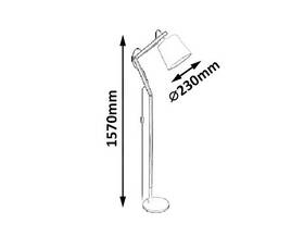 Stojací lampa Rabalux Thomas 4192 bílé

 obrázek produktu 2 z 3