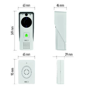 Videozvonek EMOS GoSmart bateriový IP-09D, Wi-Fi, solární panel 

 obrázek produktu 10 z 24