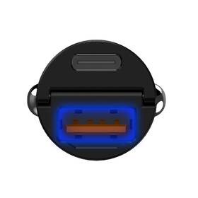 Adaptér do auta Celly Mini USB-C/USB-A, 30 W černý

 obrázek produktu 1 z 4