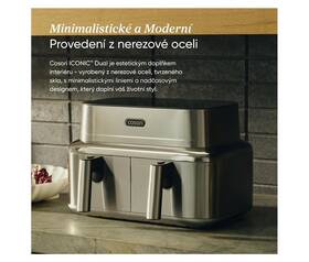 Fritéza horkovzdušná COSORI Iconic Dual CAF-SE901S-CEU, 8,6 l nerez

 obrázek produktu 2 z 8