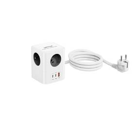 Rozbočovací zásuvka Cubenest PowerCube 4xAC, PD 30W, 2xC,1xA, 1.5m kabel šedá/bílá

 obrázek produktu 3 z 5