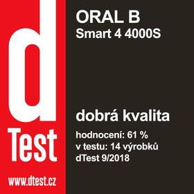 Zubní kartáček Oral-B Smart 4 4100S 

 obrázek produktu 11 z 13