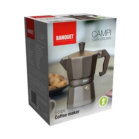 Moka konvice BANQUET CAMPI Dark Brown 

 obrázek produktu 4 z 4