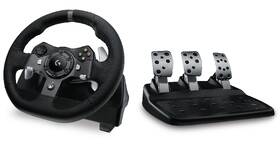 Volant Logitech G920 pro Xbox Series X|S, Xbox One, PC + pedály černá barva
