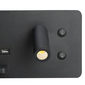 Bodové svítidlo IMMAX LED Be PREPARE 4v1 s Qi nabíjením, USB, varianta levá černé

 obrázek produktu 5 z 8
