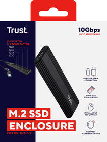 Externí rámeček Trust M.2 SSD, USB-C 3.2 Gen2, M.2 2280 černý

 obrázek produktu 10 z 19