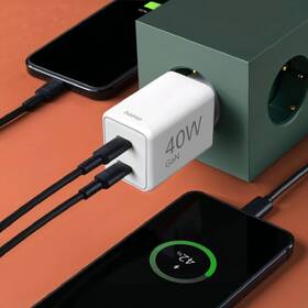 Nabíječka do sítě Hama 2x USB-C PD/QC, 40 W bílá

 obrázek produktu 7 z 7