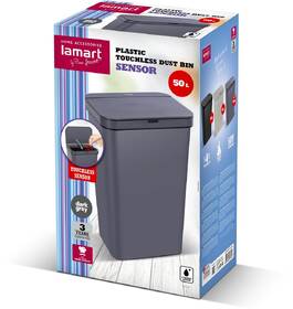 Bezdotykový odpadkový koš Lamart LT8108 50 l šedý

 obrázek produktu 4 z 4