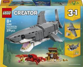 Stavebnice LEGO® Creator 3 v 1 31381 Divoký žralok a truhla s pokladem 

 obrázek produktu 2 z 8