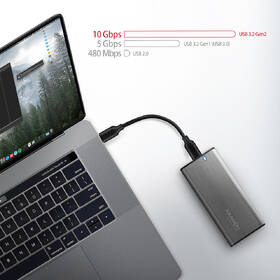 Externí rámeček Axagon RAW box USB-C 3.2 Gen 2, M.2 NVMe & SATA SSD stříbrný

 obrázek produktu 6 z 9