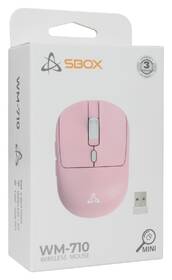 Myš SBOX WM-710P růžová

 obrázek produktu 5 z 5
