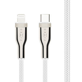 Kabel FIXED USB-C/Lightning s podporou PD, MFi, 1,2m bílý

 obrázek produktu 2 z 7