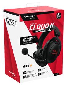Headset HyperX Cloud II Core Wireless černá barva
