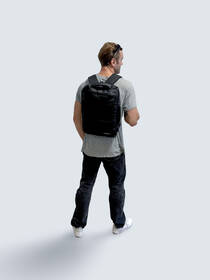 Batoh na notebook MYBALO Madrid černá barva
