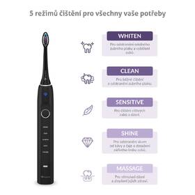 Zubní kartáček TrueLife SonicBrush Clean70 UV Black černý

 obrázek produktu 8 z 20
