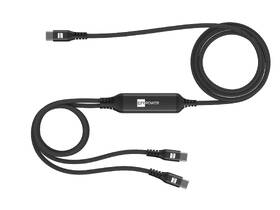 Kabel ERPOWER Cable Spliter USB-C/2× USB-C, 1,5m černý

 obrázek produktu 1 z 3