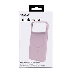 Kryt na mobil Celly MAG SAND kompatibilní s MagSafe na Apple iphone 17 Pro Max růžový

 obrázek produktu 9 z 10