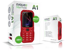Mobilní telefon Evolveo MaxPhone A1 červený

 obrázek produktu 8 z 8