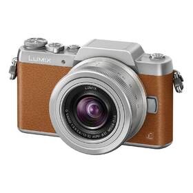 Digitální fotoaparát Panasonic DMC-GF7KEG-T + objektiv 12-32 mm stříbrná barva
