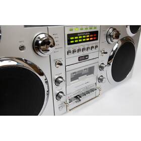 Radiomagnetofon s DAB+/CD GPO Brooklyn stříbrný

 obrázek produktu 13 z 20