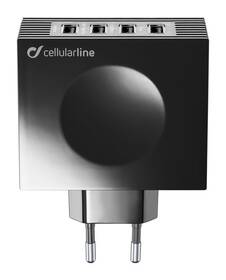 Nabíječka do sítě CellularLine Quad Ultra 4 x USB, 21W/4.2 A černá

 obrázek produktu 1 z 2
