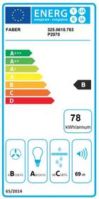 Odsavač par Faber STILO COMFORT BK MATT A90 černá barva
