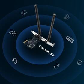 Síťová karta Mercusys MA30E, AC1200 Wi-Fi Bluetooth PCIe černá

 obrázek produktu 1 z 1