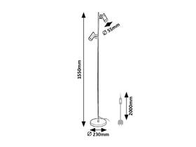 Stojací lampa Rabalux Maximilian 73046 černé

 obrázek produktu 6 z 6
