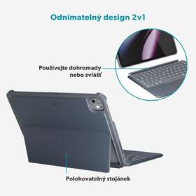 Pouzdro na tablet s klávesnicí Epico UltraBoard na Apple iPad 10.9" (2022)/11" A16 - CZ šedé

 obrázek produktu 11 z 11