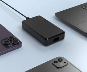 Napájecí adaptér FIXED GaN USB-C, PD 3.0, 65 W + 4x adaptér černý

 obrázek produktu 5 z 18