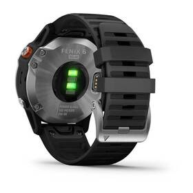 Chytré hodinky Garmin fenix6 Solar - Silver/Black Band 

 obrázek produktu 3 z 5