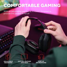 Headset Trust GXT 415 Zirox černý

 obrázek produktu 10 z 12