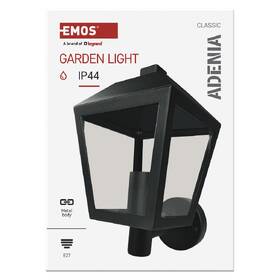 Nástěnné svítidlo EMOS Adenia ZGB010P, zahradní, E27, IP44, MAX 15W černé

 obrázek produktu 3 z 9