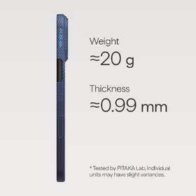 Kryt na mobil Pitaka Ultra-Slim Over the Horizon na Apple iPhone 17 Pro Max modrý

 obrázek produktu 10 z 11