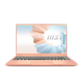 Notebook MSI 14 B11SB-214CZ růžová barva
