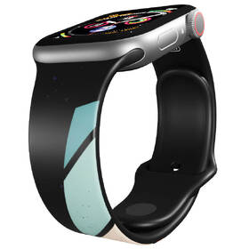 Řemínek Mi-Band na Apple Watch 42/44/45/49 mm - motiv Pentagon, černý 

 obrázek produktu 2 z 3